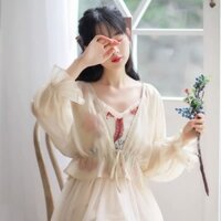 Áo khoác Cardigan voan chống nắng mùa hè dành cho nữ Áo khoác mỏng