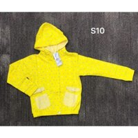 Aó Khoác Chấm Bi Bé Gái Gia Hồi Dễ Thương Size S8 S10