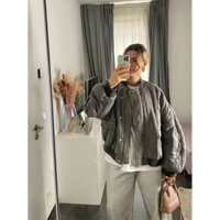 Áo khoác chần bông nỉ zara2024 dành cho nam và nữ (ảnh thật)