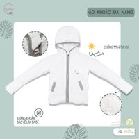 Áo khoác cho bé Luxry khóa kéo đa năng 4 mùa chất vải sợi tre cực thoải mái bảo vệ bé toàn diện