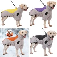 Áo khoác cho chó LI Quần áo mùa đông Áo khoác cổ cao Trang phục phản quang