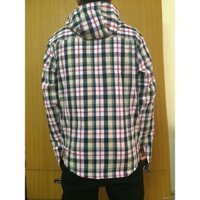 Áo khoác chống nắng 2 lớp kẻ caro nam( free size)