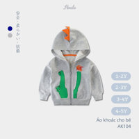 Áo Khoác Chống Nắng Chất Nỉ Có Mũ Cho Bé Từ 1–5 Tuổ - Hinata - 日 本 の 品 質