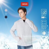 Áo khoác chống nắng cho nam CANIFA chất liệu polyester co giãn, thoáng mát mẫu mới nhất 2024, chống tia UV 8OT24S001