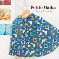 Áo khoác chống nắng, MẶC 2 MẶT, ĐỦ SIZE, áo choàng 4 mùa, poncho, cánh dơi cho bé, các con thú