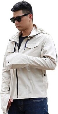 Áo Khoác Chống Nắng Nam - Rằn ri - Size XL 70-76kg