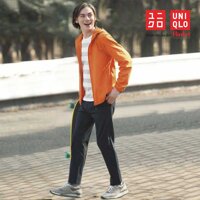 Áo khoác chống nắng nam Uniqlo 409313 vải dù trơn