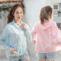 áo khoác chống nắng nữ áo chống nắng nữ Áo chống nắng ngoài trời mẫu ngắn mùa hè, áo chống nắng dài tay dễ phối cho học sinh unisex, áo khoác mỏng nhẹ, nhanh khô