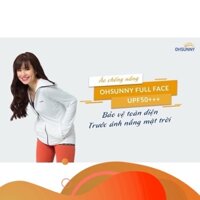 Áo Khoác Chống Nắng Nữ OHSUNNY Full Face UPF50+++ 19SSF039 Hinlet