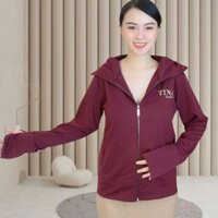 Áo Khoác Chống Nắng Tina Quỳnh Anh Tiện Lợi 4 Trong 1 Chất Liệu Cotton Da Cá Dày Dặn
