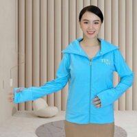 Áo Khoác Chống Nắng Tina Quỳnh Anh Tiện Lợi 4 Trong 1 Chất Liệu Cotton Da Cá Dày Dặn