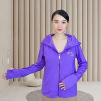 Áo Khoác Chống Nắng Tina Quỳnh Anh Tiện Lợi 4 Trong 1 Chất Liệu Cotton Da Cá Dày Dặn