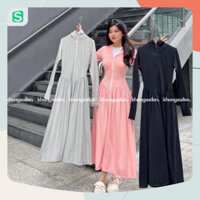 Áo Khoác Chống Nắng Toàn Thân Nữ Có Mũ Và Che Mặt  Chất Vải Umi Hàn Thoáng Mát Thấm Hút Mồ Hôi Chống Tia UV - nhà Ram