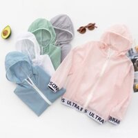 Áo khoác chống nắng trẻ em mùa hè mỏng cho bé trai bé gái, trang phục chống nắng cho trẻ em, áo khoác ngoài thoáng khí cho thể thao ngoài trời