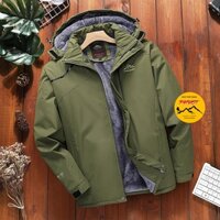 Áo khoác chống nước 3 lớp lót lông siêu ấm mặc đại hàn, đi phượt, đi leo núi, câu cá