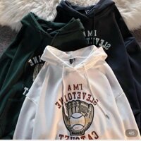 Áo khoác chui đầu hoodie in hình basketball unisex ulzzang nam nữ