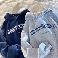 Áo khoác chui đầu hoodie nỉ ngoại in chữ unisex ulzzang nam nữ an638