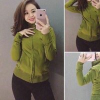 Áo khoác cổ cao chống nắng chất uni xịn