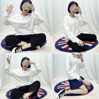 Áo khoác cổ chui trơn - Trắng L