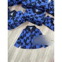 Áo khoác có cổ xanh nhiều hình Mickey bé trai