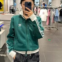 Áo khoác cổ điển Adidas Originals dành cho nữ Áo khoác cổ đứng dáng rộng thể thao thông thường IP0417