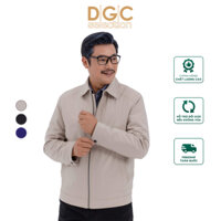 Áo khoác cổ đức trung niên 2 lớp cao cấp DGCs - Vải gió với tính năng chống thấm nước, chống bụi bẩn - WAJKBD186M