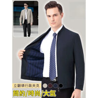 Áo khoác cổ đứng cho nam Áo khoác cổ đứng hành chính Áo khoác hành chính