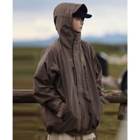 Áo khoác có mũ trùm đầu dài tay không thương hiệu cho mùa xuân thu