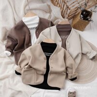 Áo khoác có mũ trùm đầu nhẹ cho bé trai-Thể thao thường ngày phải có