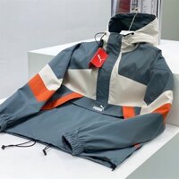 Áo khoác có mũ trùm đầu nửa dây kéo dành cho nam Áo khoác Bomber thể thao đi xe đạp