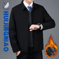 Áo khoác cổ Polo dày dặn mùa thu đông dành cho doanh nhân Áo khoác hành chính phù hợp với mọi phong cách