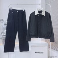 ÁO KHOÁC CỔ TRẮNG BASIC THỜI TRANG (C52 2406)