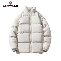 Áo khoác cotton AIRWALK cho nam và nữ, áo khoác cotton dáng rộng mùa đông cùng kiểu dáng, áo dày ấm