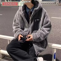 Áo khoác Cotton dày dành cho nam GF Phiên bản Hàn Quốc Áo khoác lông cừu dáng rộng thông thường hợp thời trang