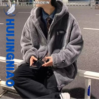 Áo khoác Cotton dày dành cho nam GF Phiên bản Hàn Quốc Áo khoác lông cừu dáng rộng thông thường hợp thời trang