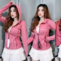 áo khoác cotton lạnh có nón mẫu y hình free size