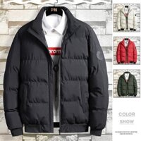 Áo khoác cotton nam mùa xuân thu đông mới dày ấm, thời trang, áo khoác cotton nam thoải mái