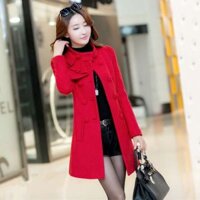 Áo khoác dạ bèo cổ cách điệu nữ tính AKB228 (HÀNG ORDER 10-15 NGÀY)