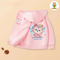Áo khoác da cá nhí cho bé gái BEESHOP DN24016