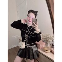 ÁO KHOÁC DẠ CỔ BÈO