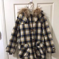 Áo khoác dạ cổ lông 2hand