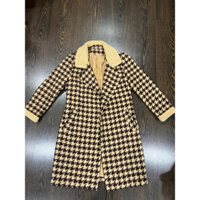 áo khoác dạ cổ lông cừu