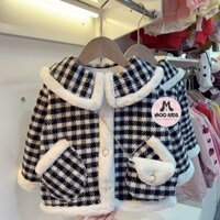 Áo khoác dạ cổ sen