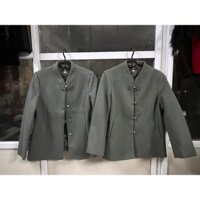 Áo khoác dạ cổ tàu dài tay