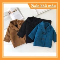 ÁO KHOÁC DẠ CỔ VEST 4 KHUY CHO BÉ - Đầm Nữ ANHStore