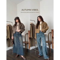 Áo khoác da croptop