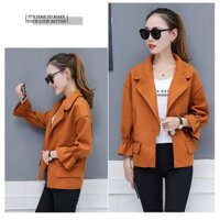Áo khoác dạ dáng ngắn nữ thời trang, kiểu dáng trẻ trung nữ tính, mẫu Hàn mới