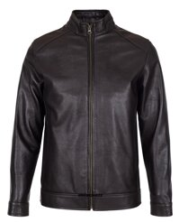 ÁO KHOÁC DA DÊ NAM MÀU NÂU GỤ MÃ 321