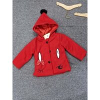 Áo khoác dạ đỏ LOVE 2319