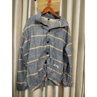 Áo khoác dạ kẻ size L